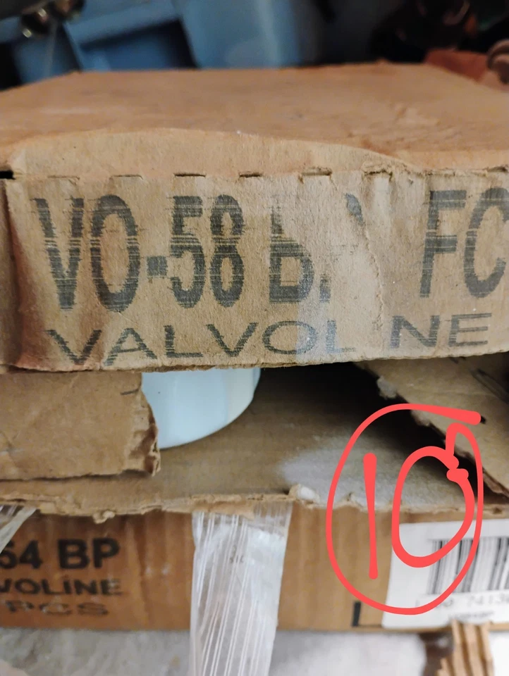 Lote de filtros de aceite VO-58 BP Valvoline caja de 10 Foto 2 de 4