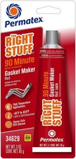 Permatex 34628 Right Stuff 90 Minute Red High Temperature Gasket Maker, 3 Oz.