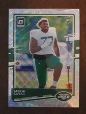 MEKHI BECTON RC 2020 Panini Optic #120 Rookie Silver Wave Prizm SP /199 Jets 
