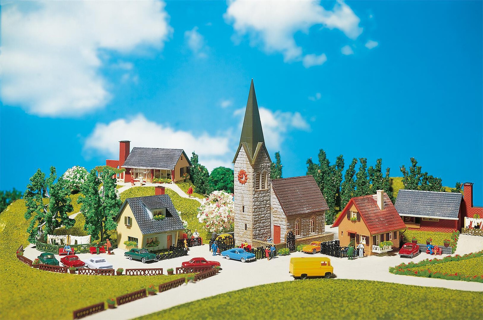Set de Village N 1/160 Faller 232220 coffret de bâtiments miniatures
