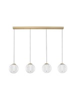 Nova Luce Galeo Pendelleuchte Gold HöHenverstellbar Dimmbar Led 25W 3000K