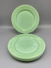 1948-1950 Fire King Oven Ware Jadeite Restaurant  9" Dinner Plates Set of 4