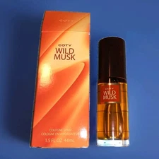 Coty Wild Musk for Women 1.5 oz Cologne Spray Brand New with Box