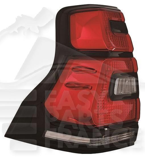 Feu arrière gauche Toyota Land Cruiser Prado en polycarbonate renforcé anti-UV