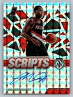 Marcus Camby 2020-21 Mosaic Basketball #SC-MCA Scripts Mosaic Prizm Auto Blazers