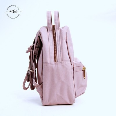 Herschel Nova Zip Pocket Double Straps Mini Backpack Pink  display picture 2