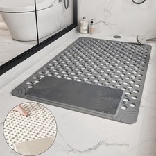 Shower Mat Bathtub Mat Non-Slip, Tub Mat with Drain Suction Cups PVC bath Mat