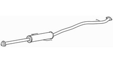 Quality Centre Exhaust Middle Silencer for Honda CR-V K20A4 2.0 (2005-2007)