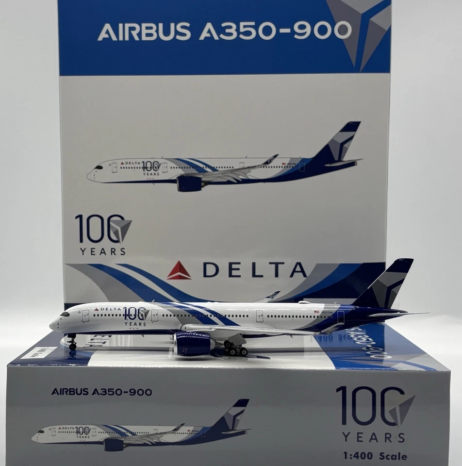 Delta Air Lines A350-900 "100th Aniversary " N527DN 1:400 Scale 04641 Phoenix - Image 2 of 4