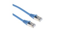 Kabel Kategorii 6, Niebieski, Wtyk Rj45/MęSki Rj45Dł.: 1M, Mat. Koszulki: Lszh R