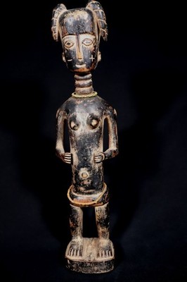 Afrikanische Tribal Statue Der Fruchtbarkeit Fanti Fante Akan Ghana 48 Cm