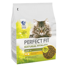 Perfect Fit Adult Cat Food Chicken Turkey Dry Kibble 2.4kg 5.41 per kilo