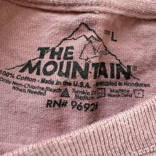 Camisa The Mountain Hombres L Rosa Tie Dye Cara de Cerdo Lechón Estampado Gráfico Manga Corta - Imagen 4 de 7