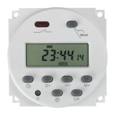 Programmable Timer Relay 12V DC/AC, 200-250V 16A, LCD Display, Daily/Weekly