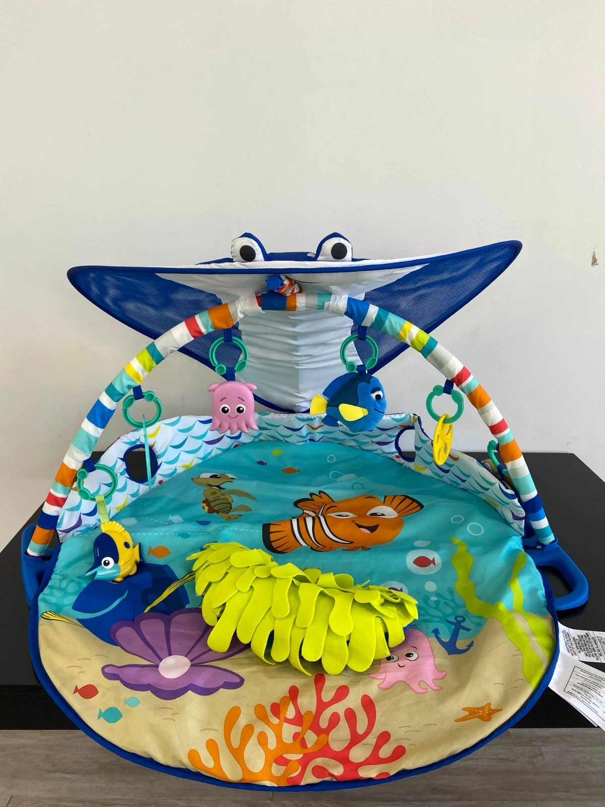 Baby Activity Gym Finding Nemo Mr. Ray Tummy Time Play Mat Toys Portable Ocean