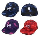 A BATHING APE Men's Goods COLOR CAMO BAPE STA PANEL CAP 1M30180006 z