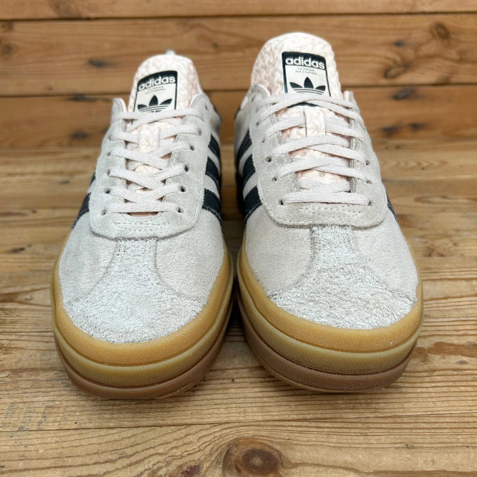 Adidas Trainers Womens Size UK 5 Originals Gazelle Bold Off White Black Shoes - Image 4 of 4