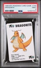 1998 KFC POKEMON CARD GAME #149 DRAGONITE PSA 9