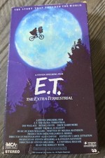 E.T. The Extra-Terrestrial 1982 VHS Tape MCA Home Video