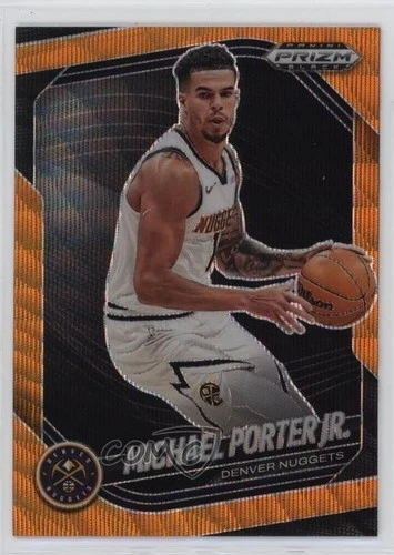 2024 Panini Prizm Black Basketball Orange Wave Michael Porter Jr. #40