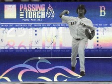 2005 Donruss Elite Passing The Torch Blue #ed 44/1000 Pedro Martinez #PT-25