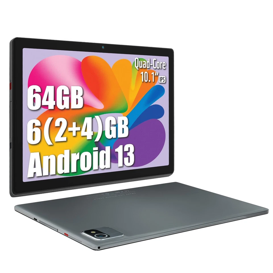 AEEZO 2025 Gaming Tablet Android 13 6GB 64GB (1TB TF) 10In 1280*800 Quad-Core 5000mAh