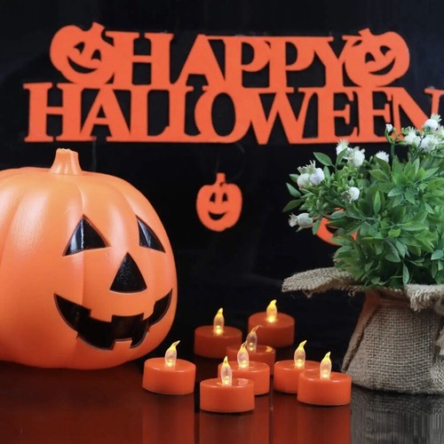 Battery Operated LED Tea Lights: 24PACK Flameless Electric Votive Candles Lamp - 第 2/6 張圖片