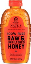 100 Pure, Raw Unfiltered Honey - Award Winning Taste, Squeeze Bottle 32oz