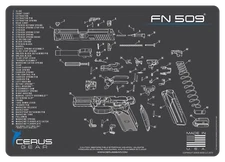 FN 509 Armorers Gun Cleaning Mat Cerus Gear Made in USA 