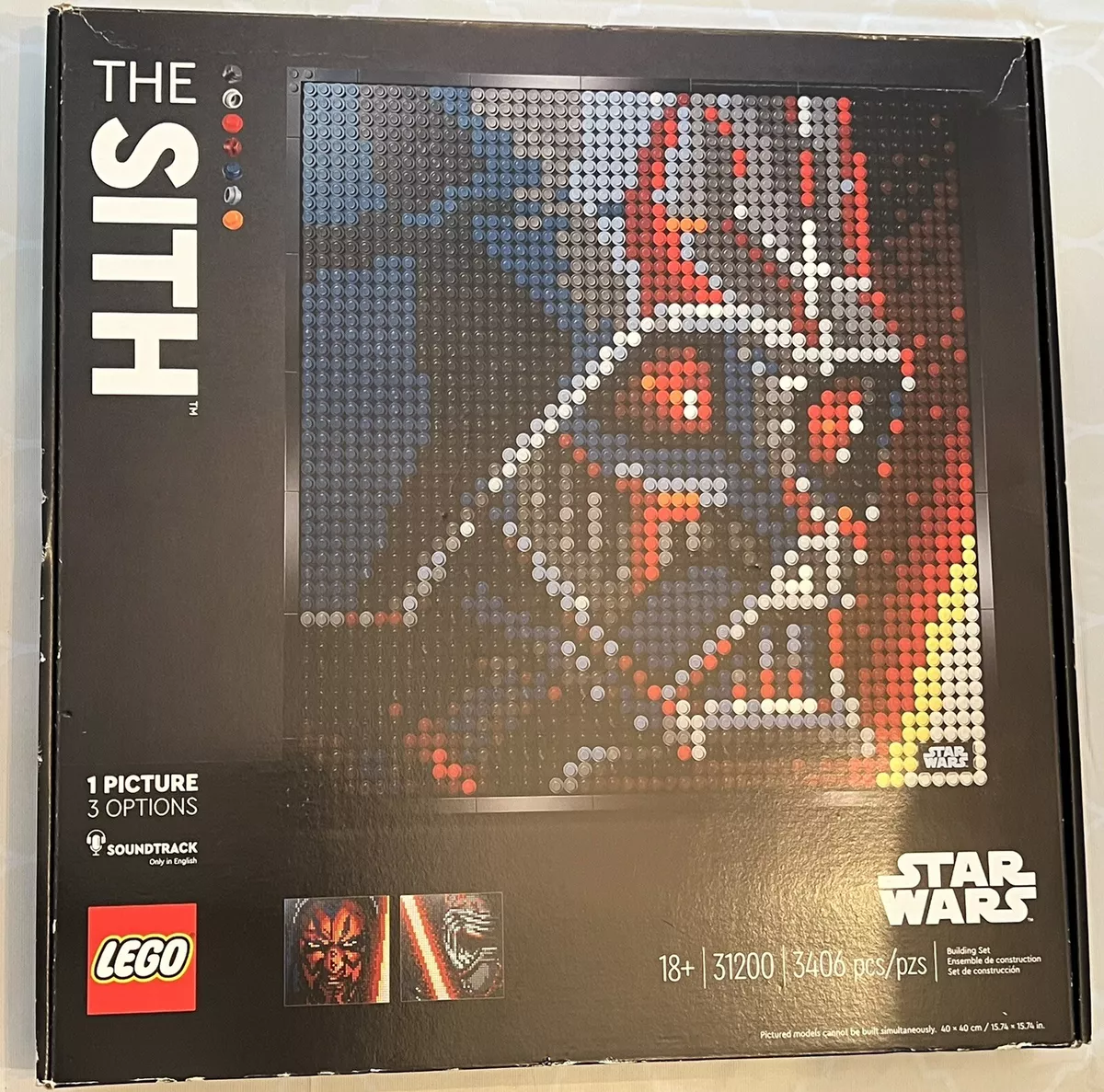 LEGO Art Star Wars The Sith 31200 Creative Sith Lord
