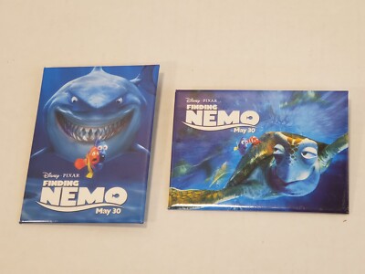 Vintage Disney Finding Nemo Movie Button Pins Promotional Pinbacks lot ...