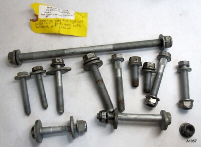 Various OEM 10-16 AUDI B8 A4 Rear Right Left Suspension Bolts Hardware