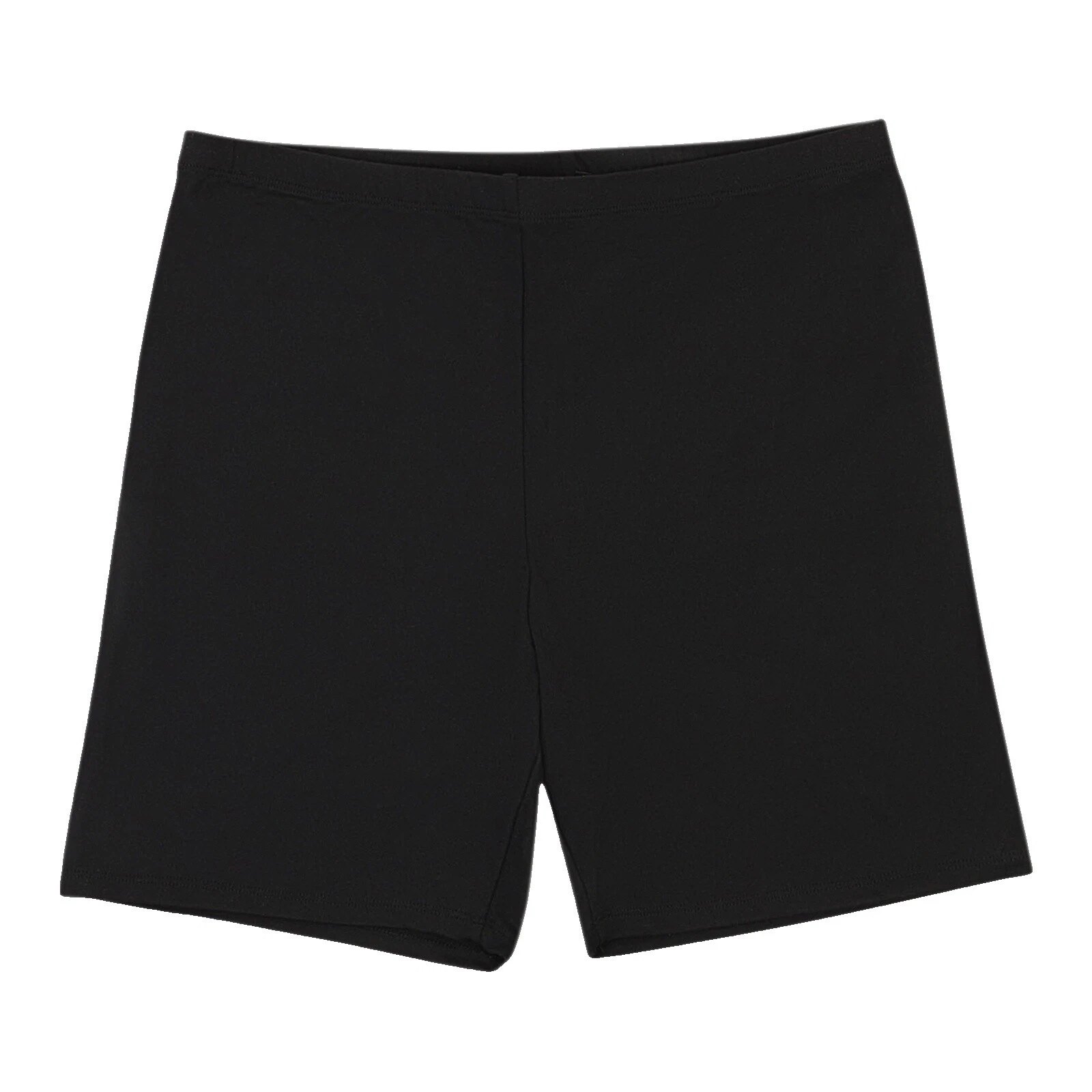 Nylon Solid Pattern Shorts for Women
