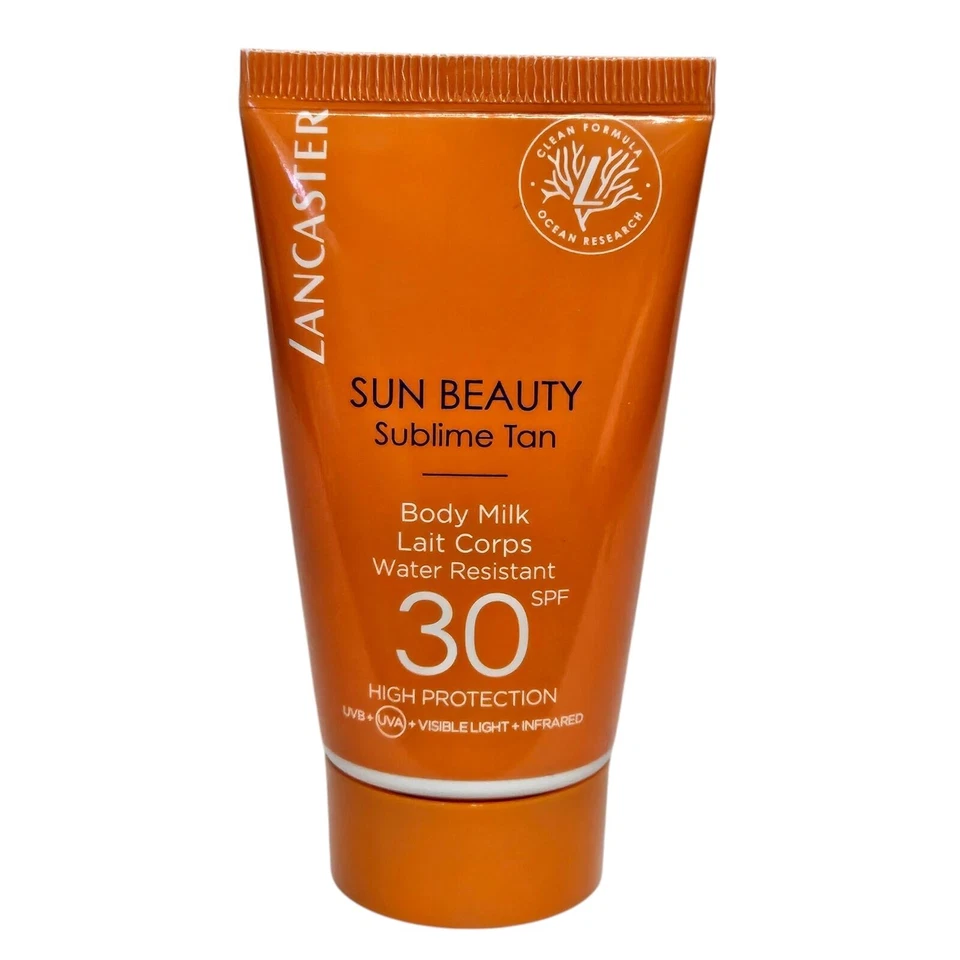 Lancaster Sun Beauty Sublime Tan Body Milk SPF30 1.6 fl.oz. Travel Size Sealed - Image 3 of 4
