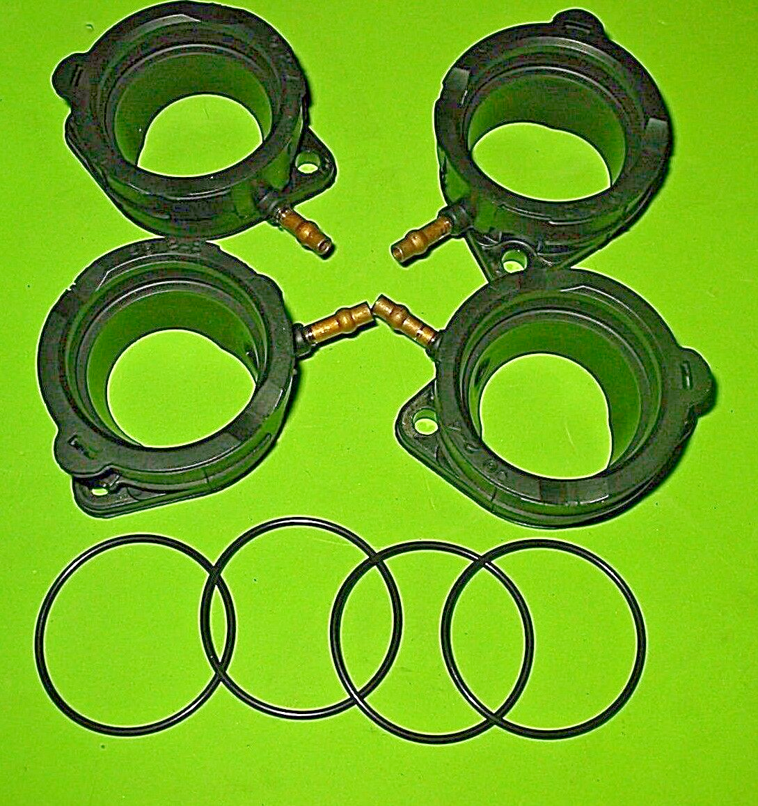 4 intake manifold boots ZX1100C ZX1100D ZX1200C ZZR1200 ZX-11 ZX11