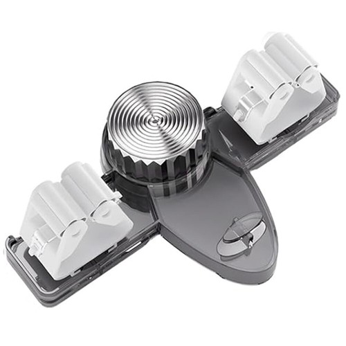 1/2 Pack Self-Adhesive Broom Holder Set Wall-Mounted Mop and Broom Gripper Racks - Picture 4 of 17