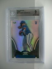 VLADIMIR GUERRERO JR 2019 Panini Certified Green #35 BGS MINT 9 RC Blue Jays