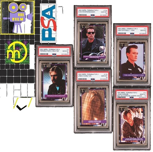 T2 Terminator 2 Judgment Day Official Trading Cards 1991 Impel