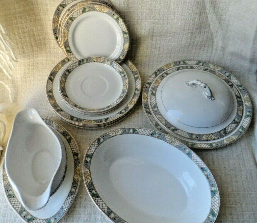 Vintage Johnson made in England Green Mark lot 16 psc