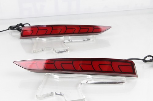 For Hyundai Accent 2017-2020 LED Rear Bumper Brake Reflector Tail Light Fog Lamp - Picture 2 of 6