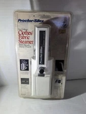 Proctor Silex White Wired Handheld Portable Compact Clothes Fabric Steamer