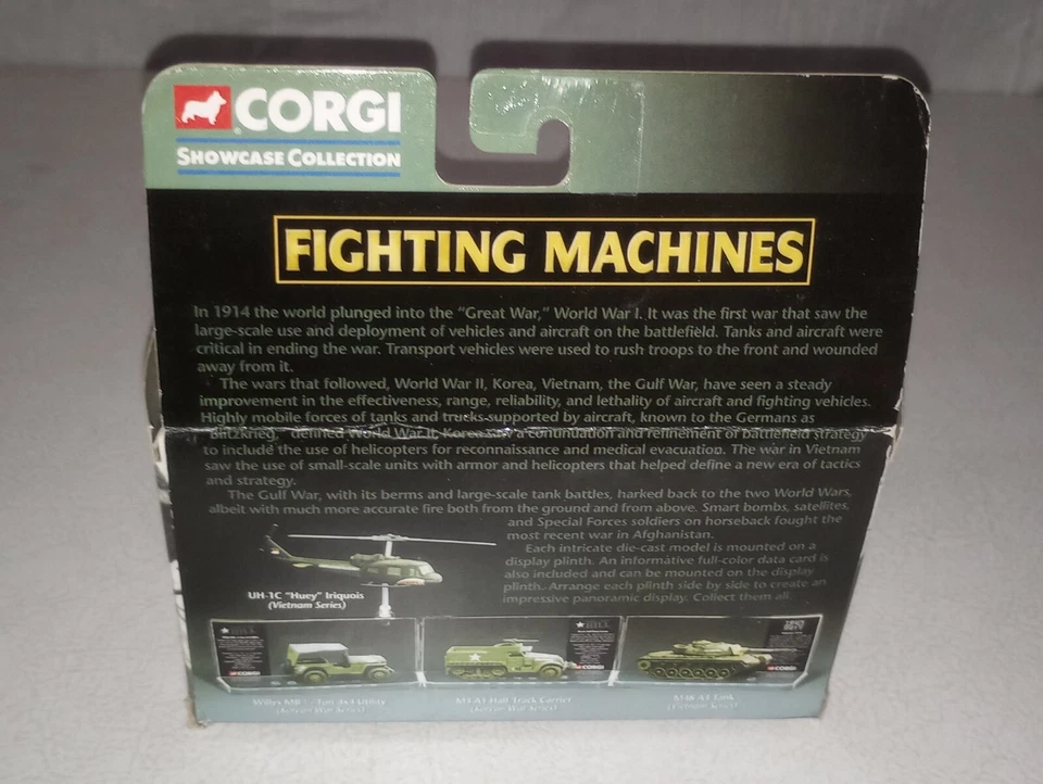 Corgi Fighting Machines 1:64 Scale Willys 1/4 Ton 4x4 Utility  - Image 2 of 4