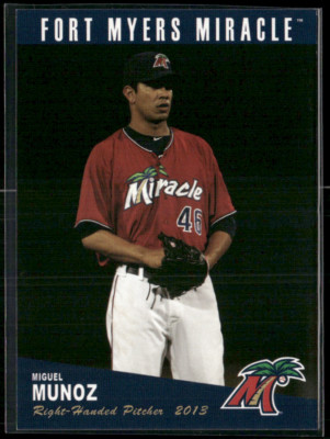 Miguel Munoz 2013 Ft Myers Miracle Team Set 