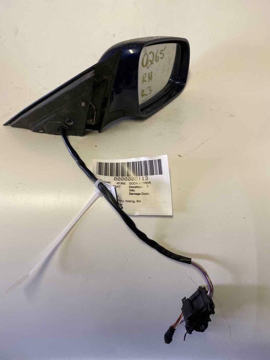Door Mirror VW PASSAT Right Passenger Side Blue 99 00 01 02 03 04