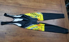 Reartu Mens 50 (Large) Cycling Bibtights Vintage Italy 27" 16" (6.5/10) Thermal