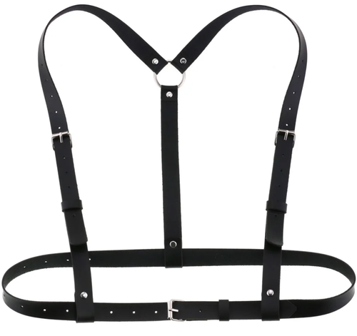 Chest Body Harness womens PU Leather - Picture 3 of 23