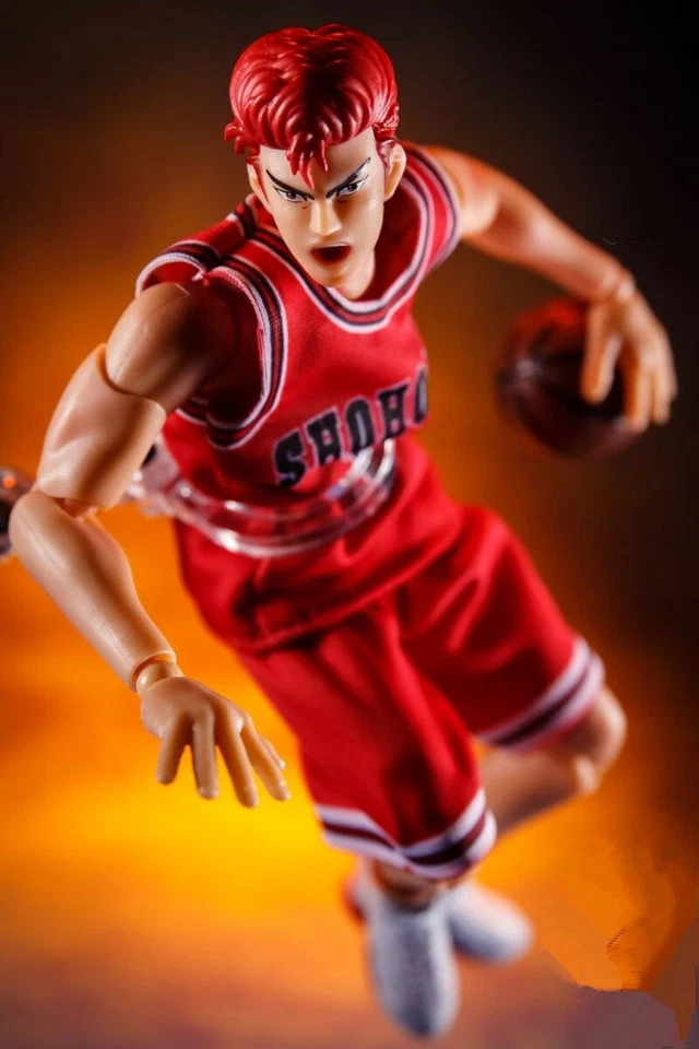 Boneco de ação Dasin GT modelo 6 polegadas anime Shohoku Hanamichi Sakuragi pano vermelho - Imagem 4 de 4