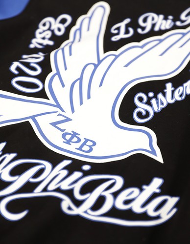 Zeta Phi Beta Sorority Pile Varsity Jacket 1920 Finezza Cappotto Letterman Femminilità - Foto 5 di 5