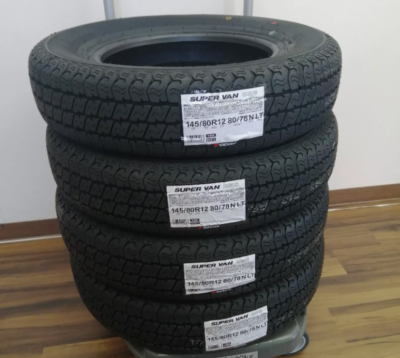 YOKOHAMA SUPER VAN Y356 145/80R12 80/78 145R12 6PR Set of 4 Tire