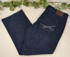 NWT TK Axel Men's Dark Blue Slim Boot Jeans Size 38 x 32